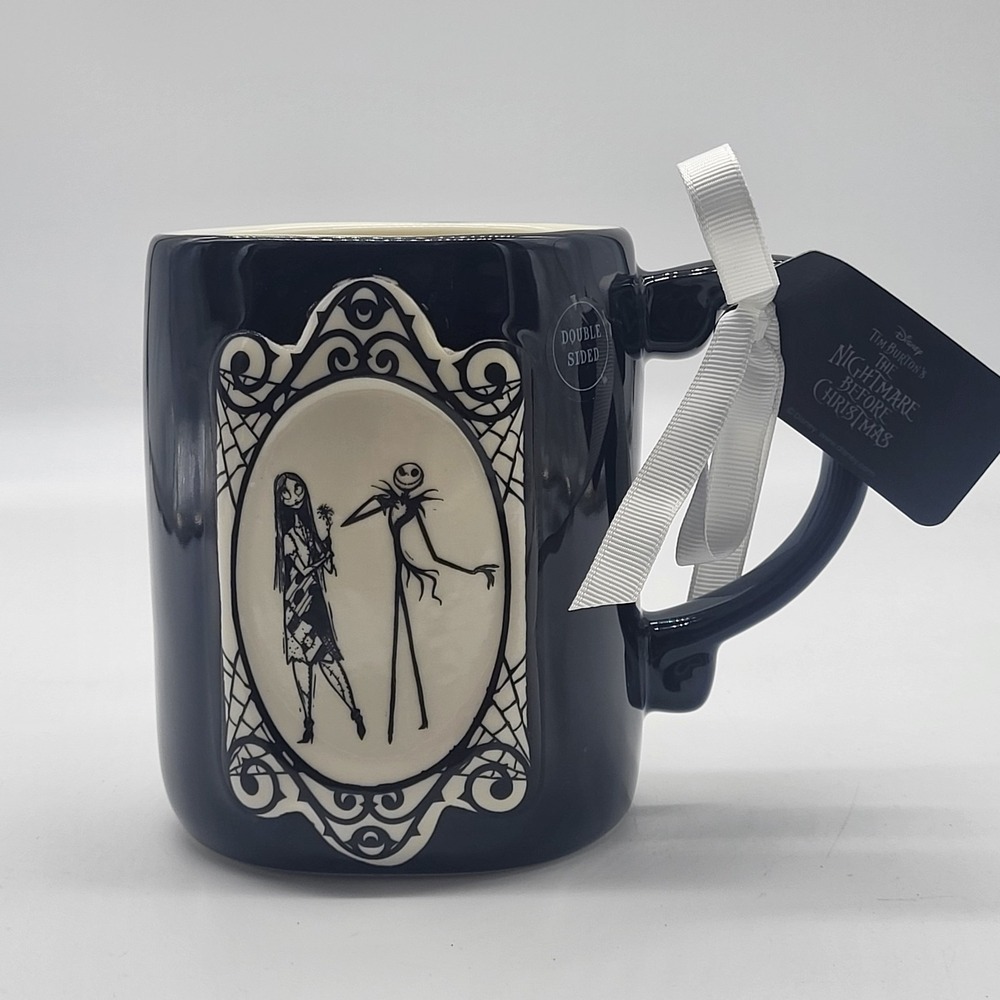 Rae Dunn Disney Nightmare Before Christmas Jack Sally Love You to Death Mug New